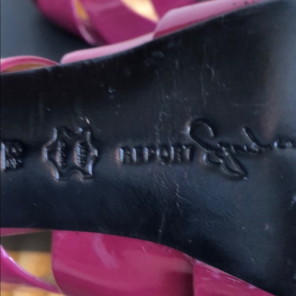 Fuchsia Patent Report Signature Strappy Heels - Picture 2 of 3